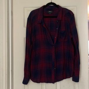 Rails Plaid Top